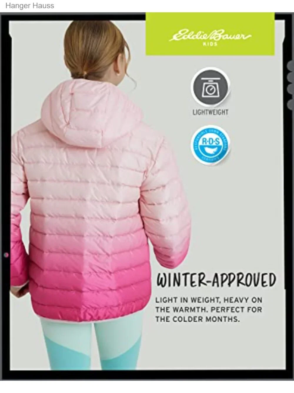 Girls Insulated Quilted Puffer Jacket Winter Coat 650 Fill Power Down